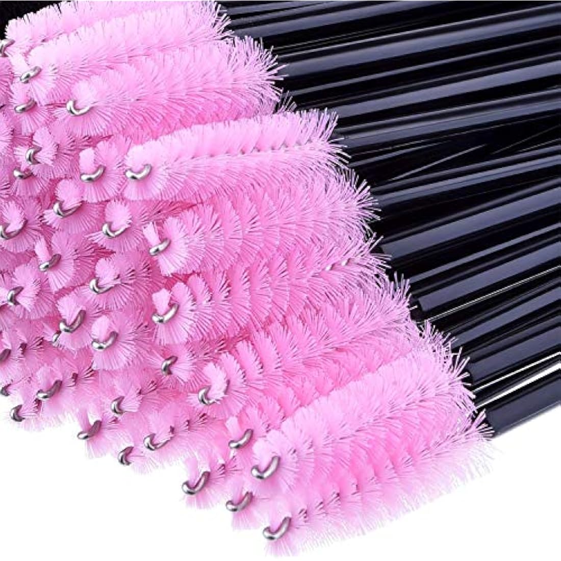 Disposable Eyelash Brushes Mascara Wands Eye Lash Eyebrow Applicator Cosmetic Makeup Brush Tool Kits (Multi-colored, 200pc)