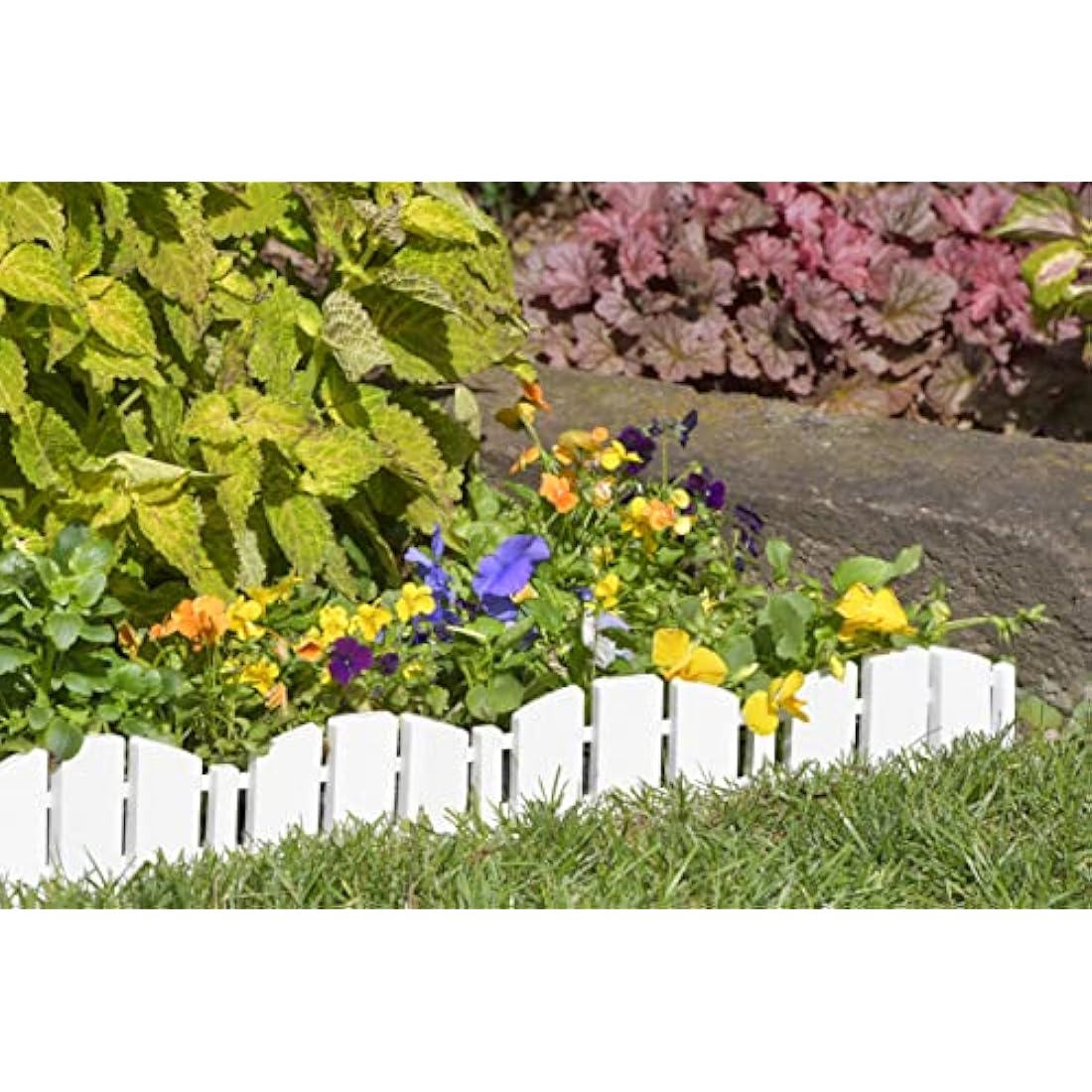 Dimex 3600WT-15C-6 Decorative Adirondak No-Dig Landscape Edging Kit-White