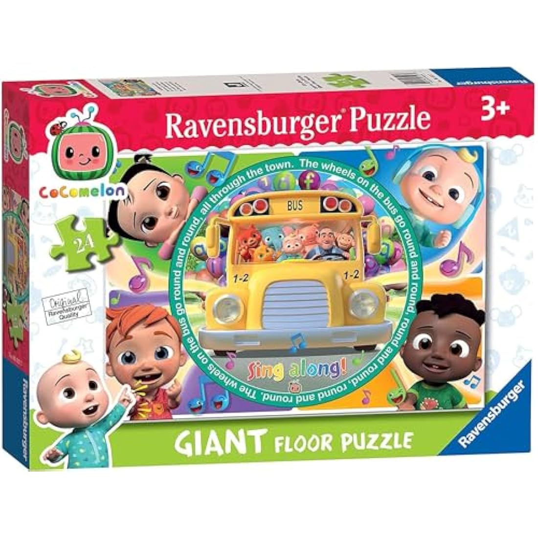 Ravensburger Cocomelon 24 Piece Giant Floor Jigsaw Puzzlesfor Kids Age 3 Years Up - Educational Toys Toddlers