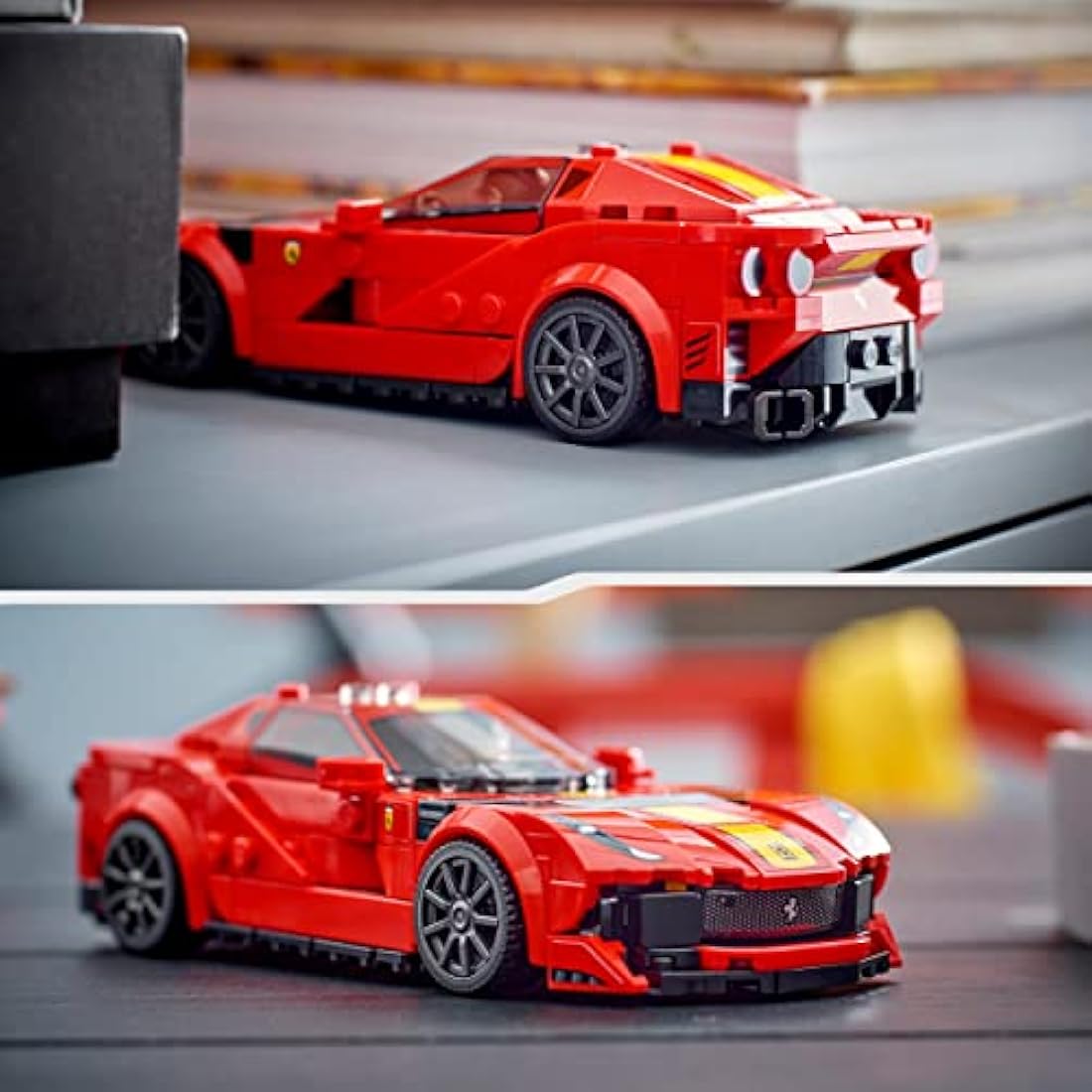 LEGO Speed Champions Ferrari 812 Competizione, Sports Car Toy Model Building Kit for Kids, Boys & Girls, 2023 Series, Collectible Race Vehicle Set 76914