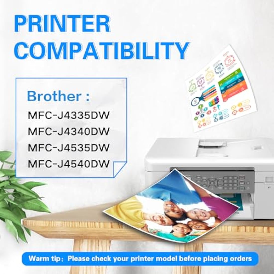 LC426-XL LC-426XL 6000/5000 Pages (High Yield) Ink Cartridges Replacement for Brother LC-426XL LC-426 426XL Compatible for Brother MFC-J4335DW MFC-J4340DW MFC-J4535DW MFC-J4540DW cartridges, 4 pack