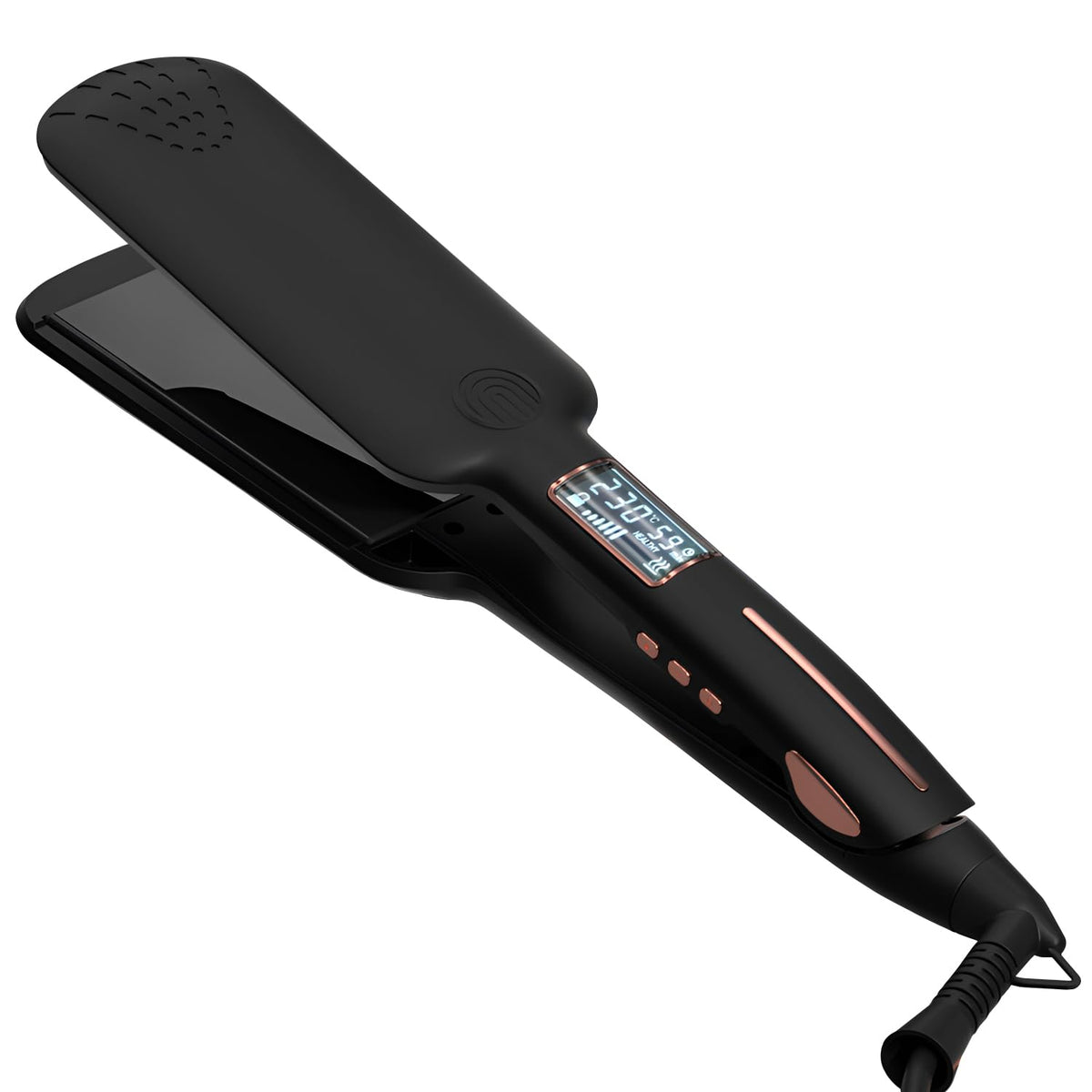 Wide Plate Hair Straighteners for Women,80?C-230?C Temperature Adjustable,LCD Digital Display,Using Advanced Ceramic Coating,Long-Lasting Constant