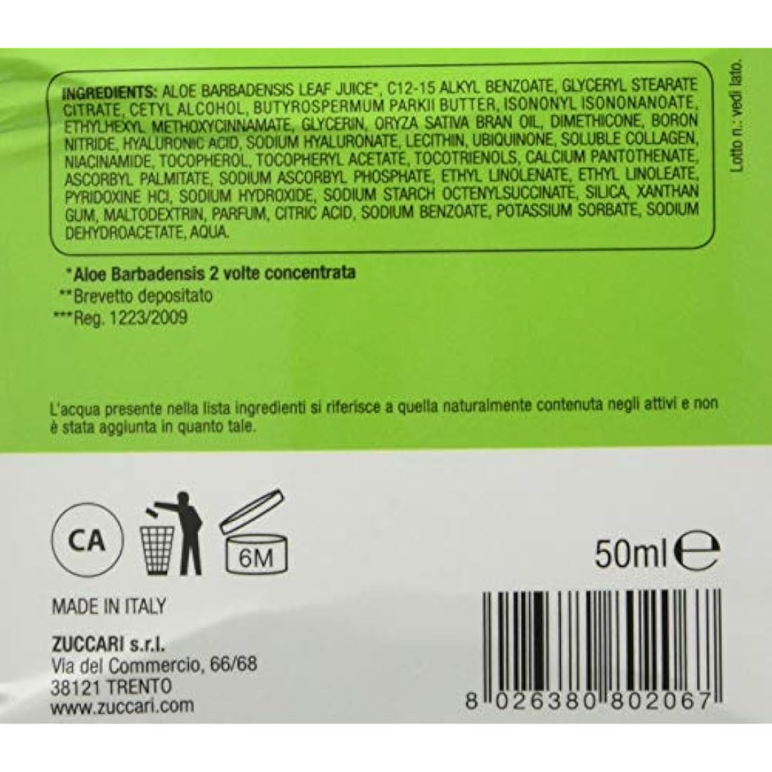 Zuccari Wrinkle Cream, 210 g