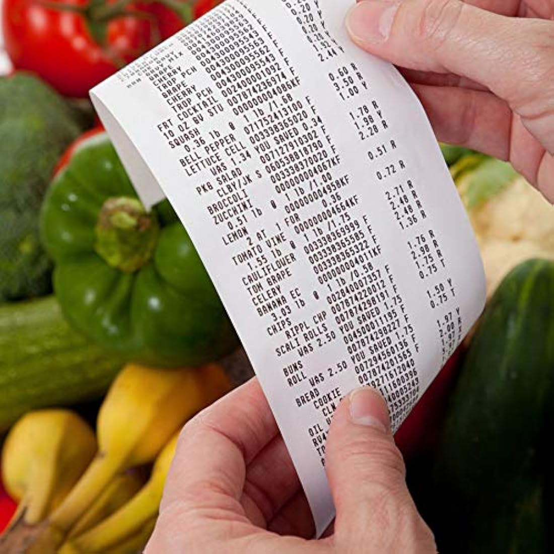 L LIKED 57x36 mm Thermal Paper Till Rolls Receipt Roll for Credit Card Machine, POS, EPOS（96 Rolls）
