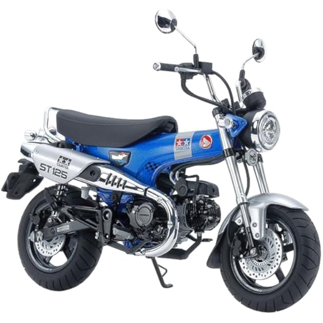 TAMIYA 14142 1:12 Honda DAX 125 Edition - Faithful Replica, Plastic Kit, Crafts, Model Kit, Assembly, Motorcycle Kit, Blue