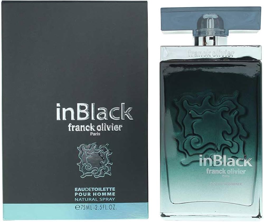 Franck Olivier In Black Eau de Toilette 75ml Spray Men's Fragrance