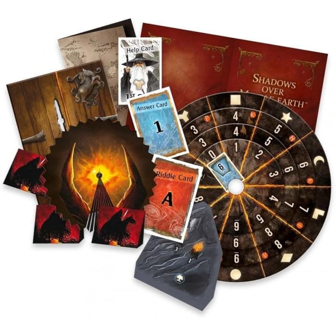Thames & Kosmos EXIT: The Lord of the Rings - Shadows Over Middle-earth, Escape Card Game, Family Games for Game Night, 2022 ASTRA Best Toys for Kids Finalist, For 1 to 4 Players, Ages 10+