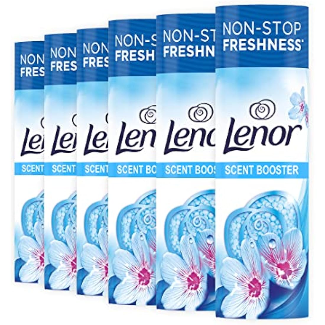 Lenor Laundry Perfume In-Wash Scent Booster Beads 6 Packs x 245g - Spring Awakening, Non-Stop Freshness for Up to 12 Weeks in Storage