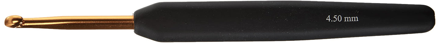 KnitPro Gold Aluminium Crochet Hook soft grip