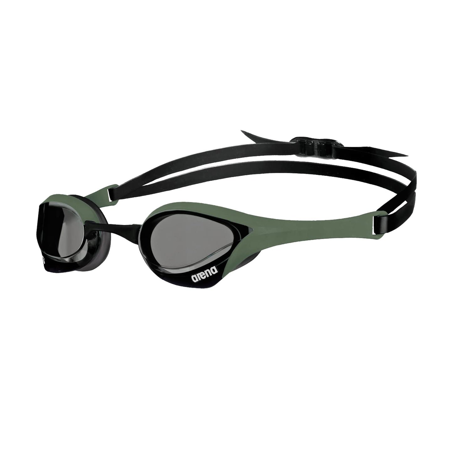 arena Cobra Ultra Swipe Unisex Adult Racing Swimming Goggles, Swimming Pool Goggles with Curved Lenses, Anti-Fog, UV Protection, 5 Interchangeable