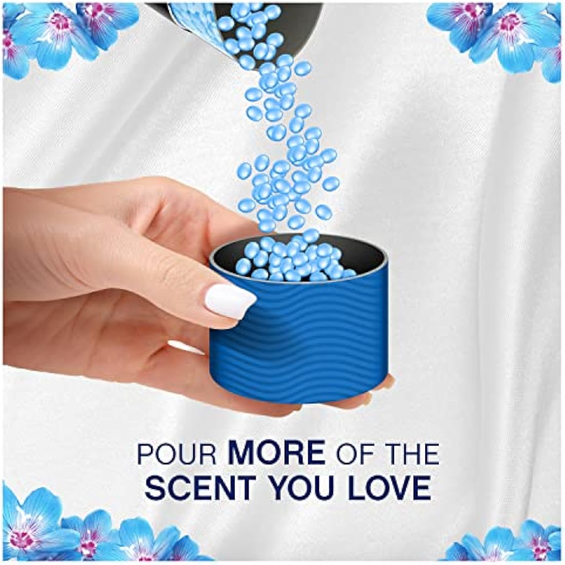 Lenor Laundry Perfume In-Wash Scent Booster Beads 6 Packs x 245g - Spring Awakening, Non-Stop Freshness for Up to 12 Weeks in Storage