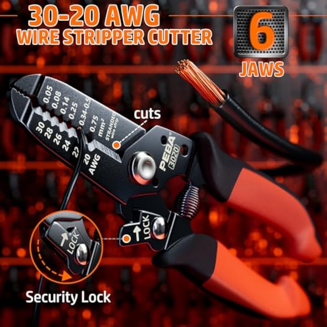 PEBA JST Crimping Tool kit, JST Crimper with 20 Styles JST-XH/JST-SM/JST-SYP 2.5mm Connector Kit, Micro Connector Pin Crimp Tool 0.05-0.5mm² for JST ST(XH/SM/PH/SYP),Dupont, Molex,KF2510 Connectors