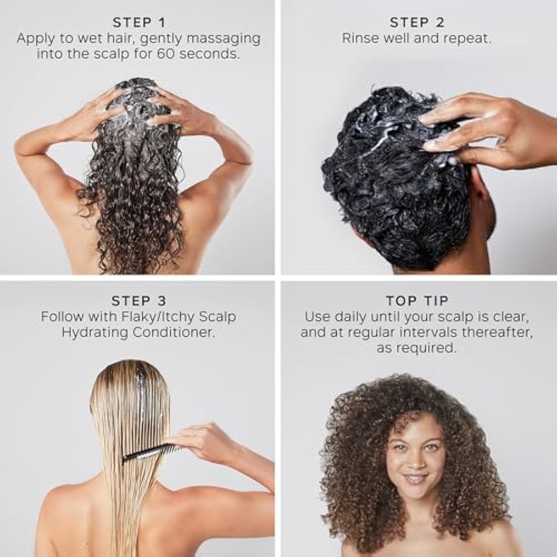 Philip Kingsley | Flaky/Itchy Scalp Shampoo | Anit-Dandruff Shampoo For Flaky, Itchy, Dry, Oily Scalps | Cleansing Scalp Care | Hair Shampoo that Hydrates, Soothes and Calms | 500ml
