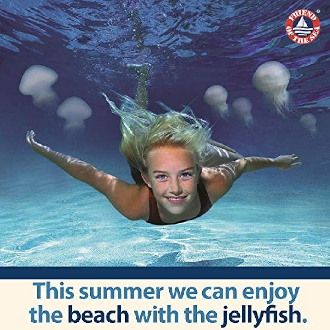 Safe Sea Anti-jellyfish Sting Protective Lotion for Kids - SPF50+ - Jellyfish & Sea Lice Prevention Sunscreen (Kids2pack)