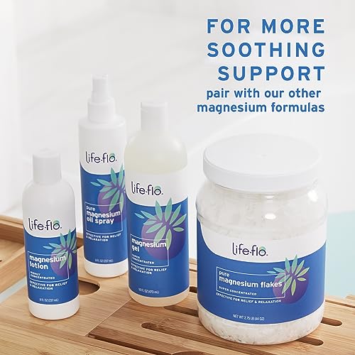 Life-Flo Magnesium Body Wash with Peppermint and Rosemary Essential Oils | Helps Moisturize & Soften Skin with Magnesium from Zechstein Seabed | 16 oz