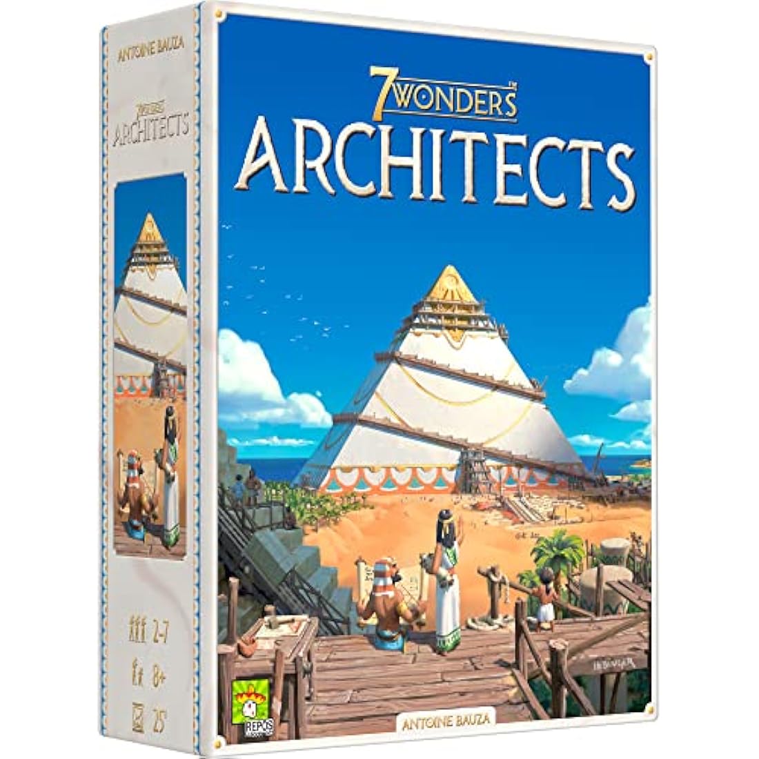 Repos Production | 7 Wonders Architects | Family Board Game | Ages 8+ | 2-7 Players | 25 Minutes Playing Time