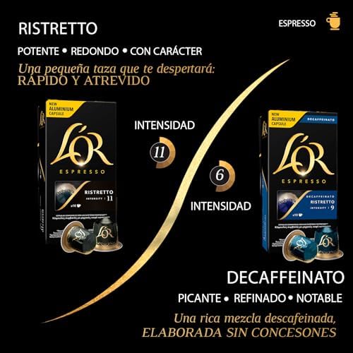 L'OR Favourites Assortment - Nespresso Compatible Coffee Pods (Pack of 8, Total 80 Drinks)