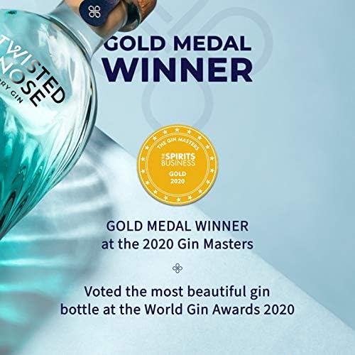Twisted Nose Premium Dry Gin – World Award Winner – 70cl Bottle