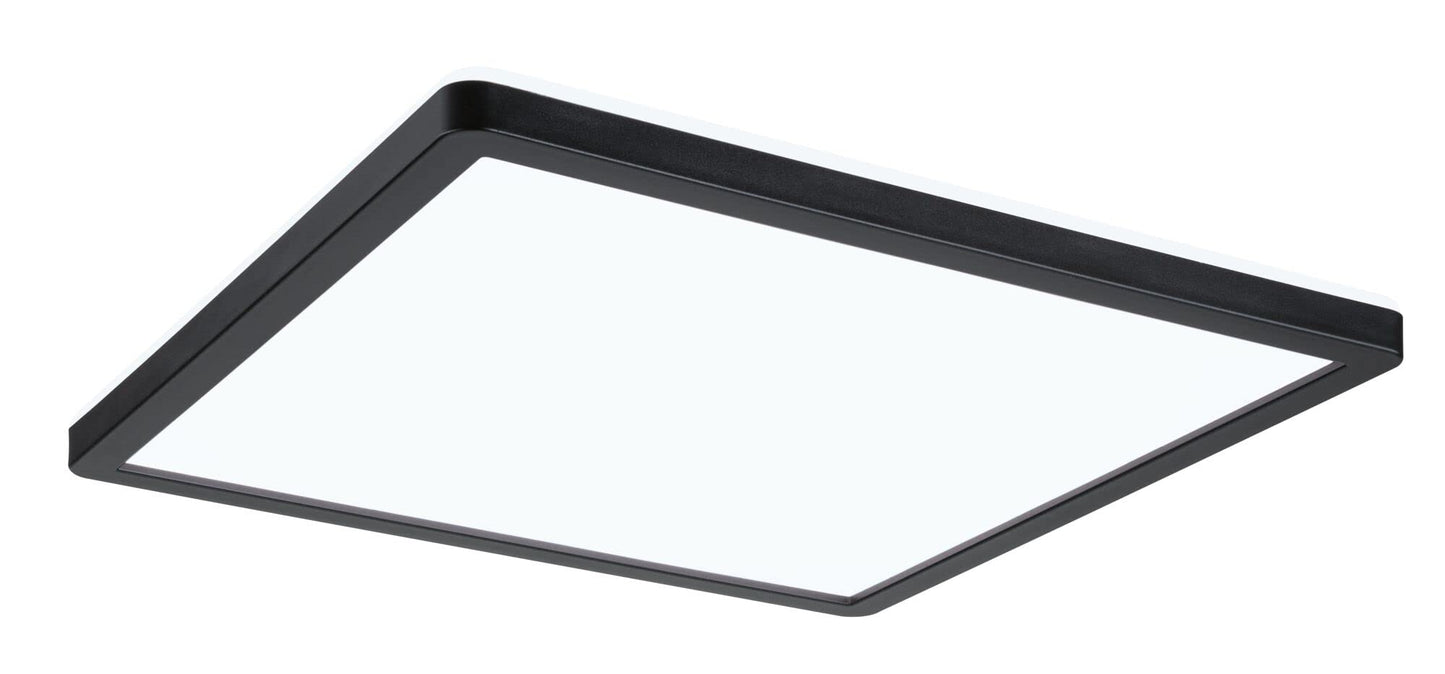 Paulmann Atria Shine 71015 LED Panel 293 x 293 mm Square Including 1 x 16 W Daylight White Black Light Panel Plastic Ceiling Panel 4000 K