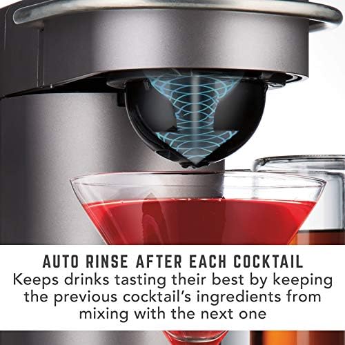 Bartesian Cocktail Making Machine - Automatic Mixology Home Bar Cocktails Mixing Maker - Push Button Pre Mixed Drink Capsule Dispenser Shaker for Margarita, Old Fashioned, Martini, Daiquiri & More