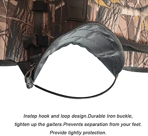 V-CHEETONG Snake Guards Anti Bite Gaiters Lower Leg Armor Snake Bite Proof Puncture Protection Gear Leggings Fit for Men & Women for Hunting Hiking Outdoors