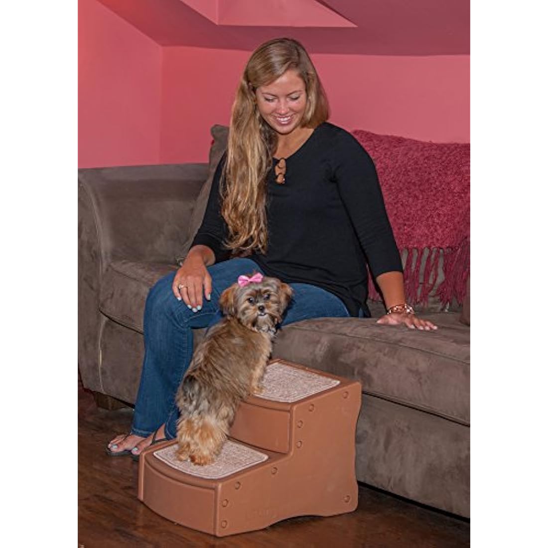Pet Gear Easy Step II, X-Small, Light Cocoa Cream