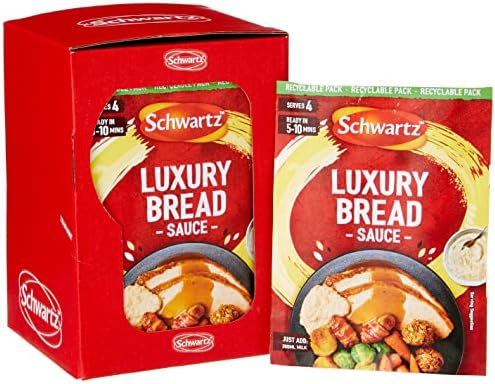 Schwartz Luxury Bread Sauce Mix 40 G | Pack of 10 | No Artificial Colours or Flavourings | No Added Preservatives or MSG | Suitable for Vegetarians