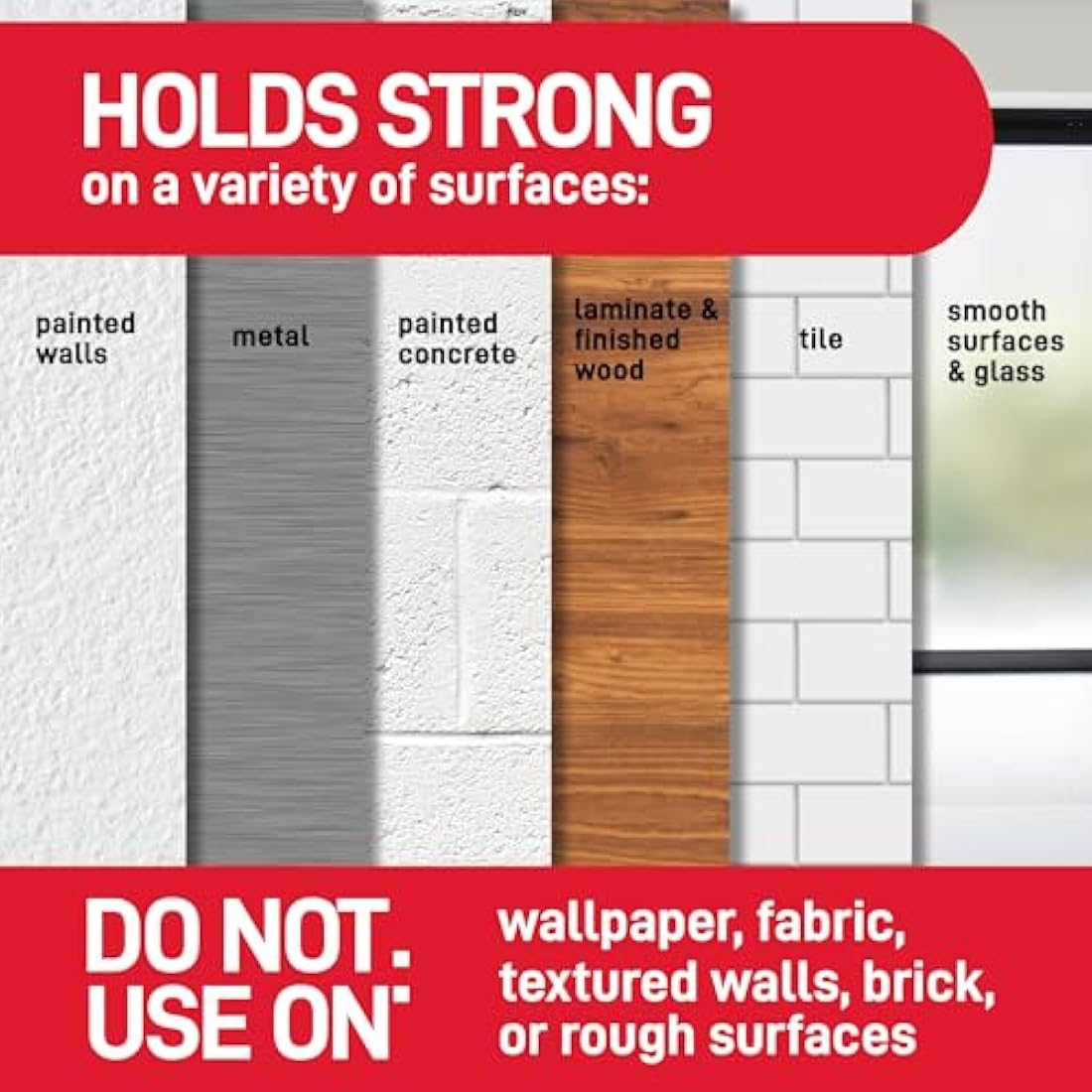 Command Picture Hanging Strips, Value Pack - 8 Pairs of Medium (16 Strips), 8 Pairs of Large (16 Strips) - For Pictures, Frames, Mirrors, Wall décor - Damage Free Hanging