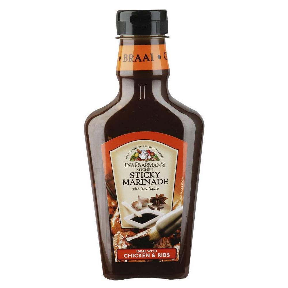 Ina Paarman's Kitchen Sticky Marinade with Soy Sauce 500 ml - Pack of 2