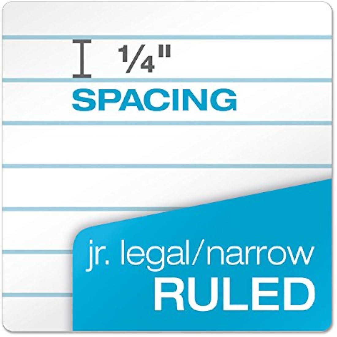 Tops Docket Gold Jr. Legal Ruled White Legal Pads (TOP63910) 5 x 8 Inch