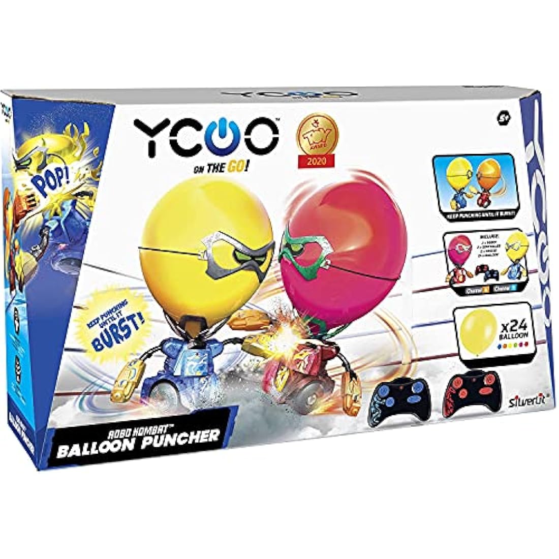 YCOO - ROBOT KOMBAT BALLOON - 2 robots télécommandés de combat - Des 5ans