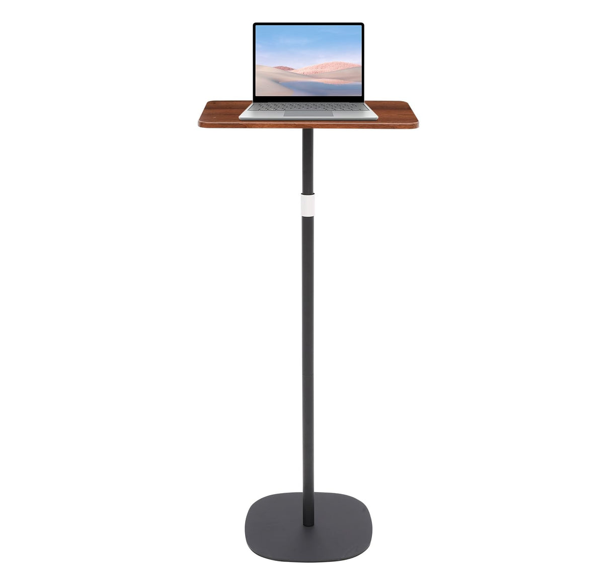 lesolar Lectern Podium Stand Adjustable 45~119cm Portable Standing Desk Table Steady Standing Desk Projector Stand,Laptop Computer Book Holder