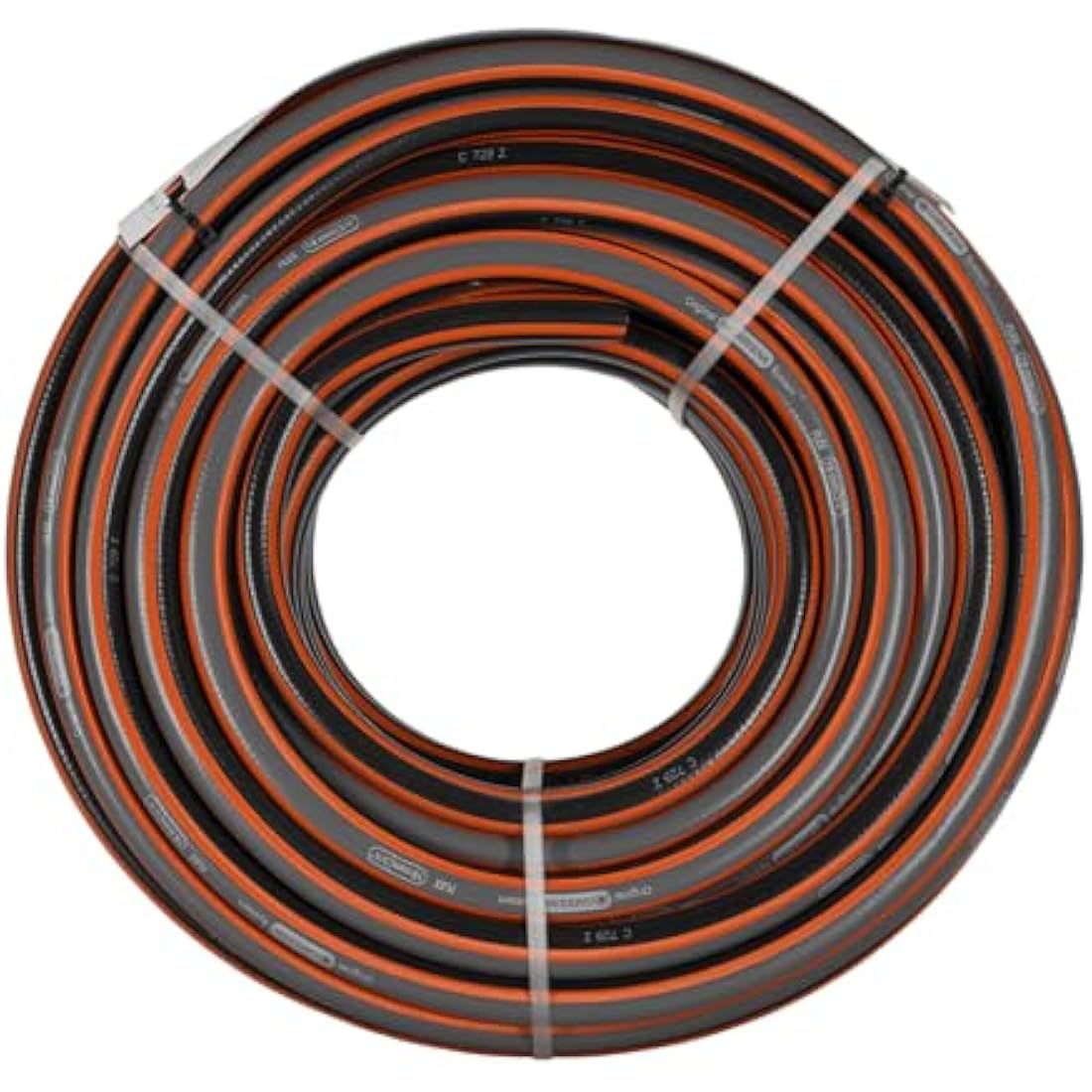 Gardena Comfort Flex Hose 19 mm (3/4 inch), 50 m: Dimensionally Stable, Flexible Garden Hose with a Power Grip Profile, of high-Quality Spiral Fabric, 25 bar Burst Pressure, Without Parts (18055-20)