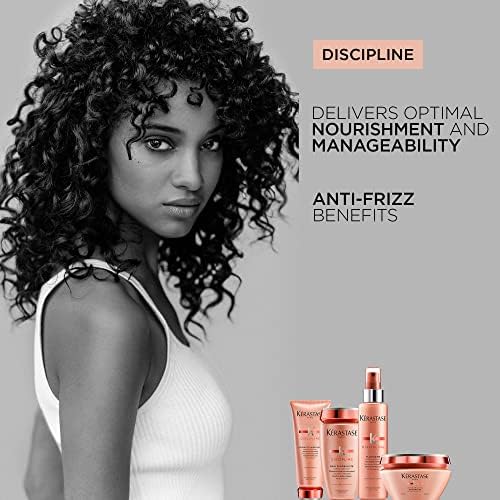 Kérastase Discipline, Restorative Anti-Frizz Hair Mask, For Unruly Hair, With Unique Morpho-Kératine Complex, Masque Maskératine, 200ml