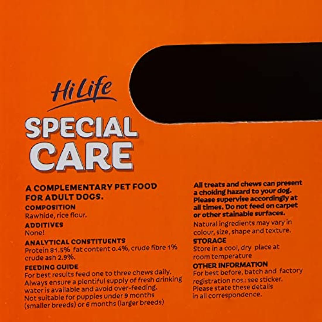 Special Care Original Daily Dental Chews for Dogs, For Healthier Gums, Whiter Teeth & Fresher Breath, Help Reduce Tartar Build Up, 1kg Bulk Box (60 Count)