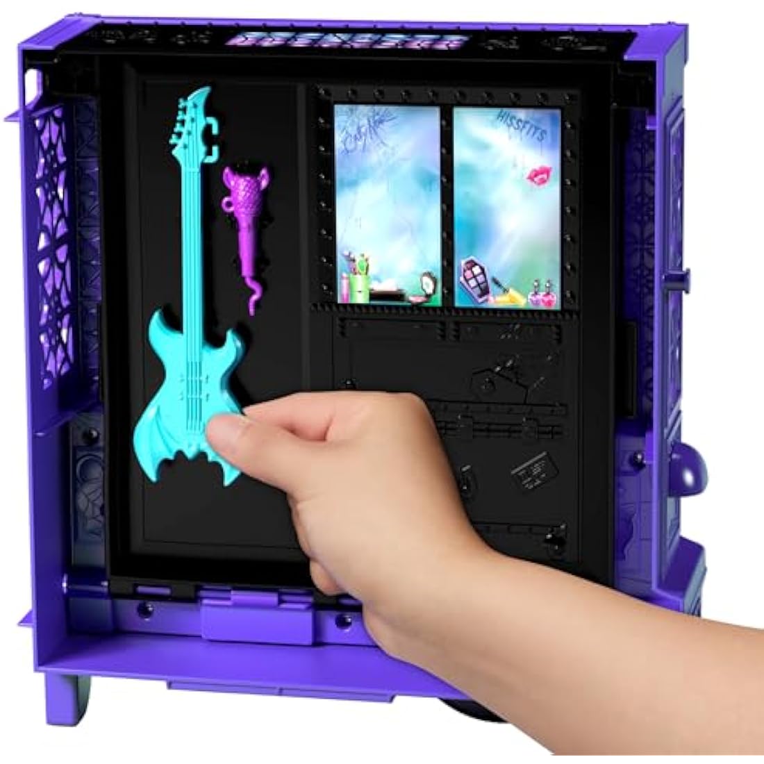 Monster High Draculaura Doll and Playset, Fangtastic Rockin’ Food Truck with Pullout Stage Transformation and 13+ Food and Music Themed Accessories, HXH83