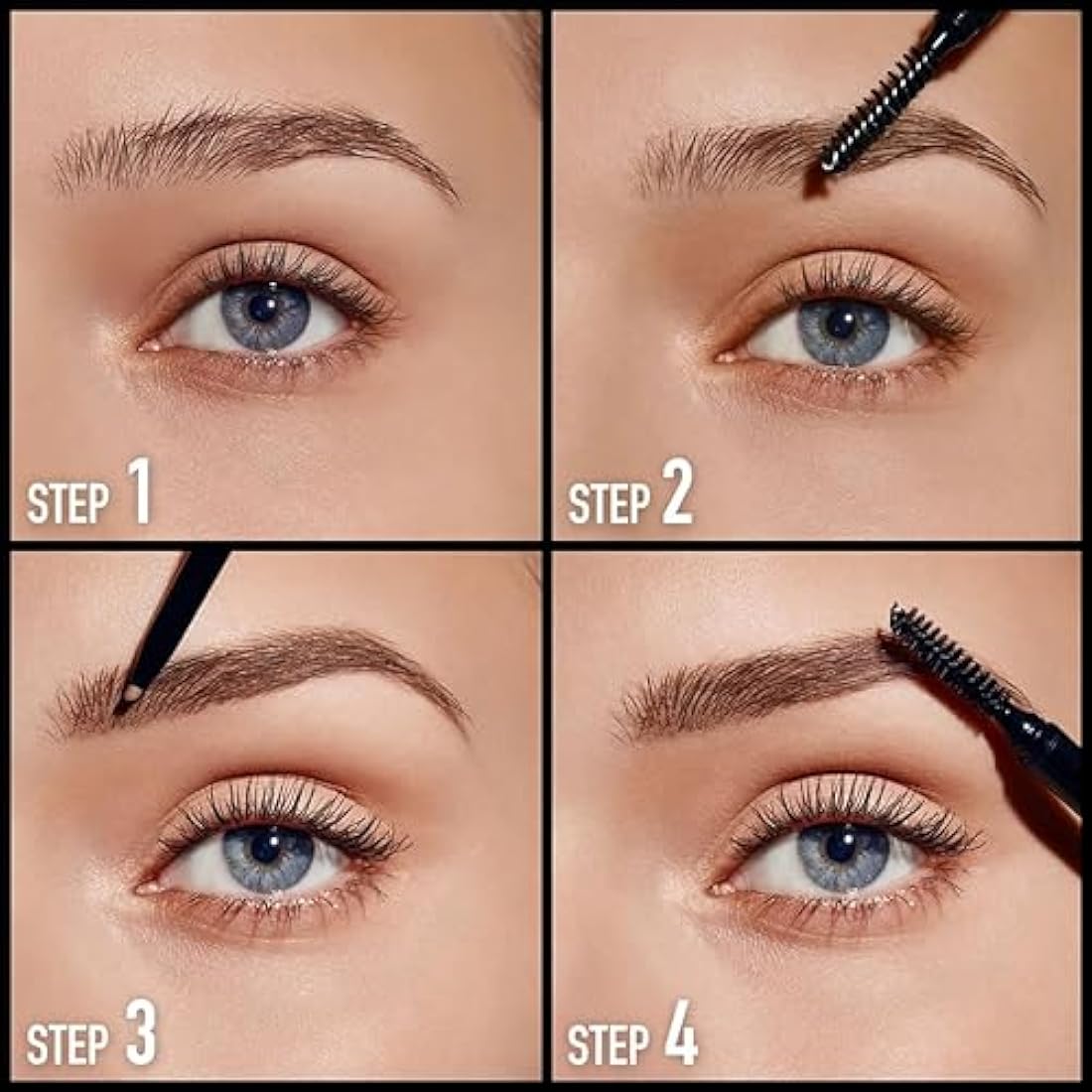 MAX FACTOR - Brow Shaper - Double Tipped Mechanical Pencil With Spoolie Brush - Utltra Fine Tip For Precise Application, Softening Effect, Matte Finish - 20 Brown - 1g
