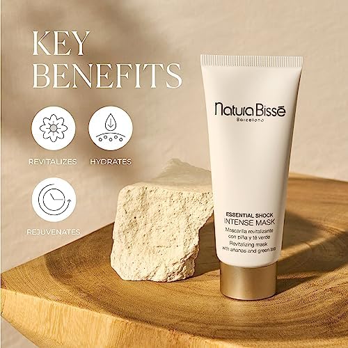 Natura Bissé Essential Shock Intense Mask, Revitalizing Anti-Aging Face Mask, Hydrates, Restores & Rejuvenates, For All Skin Types, 2.5 Oz