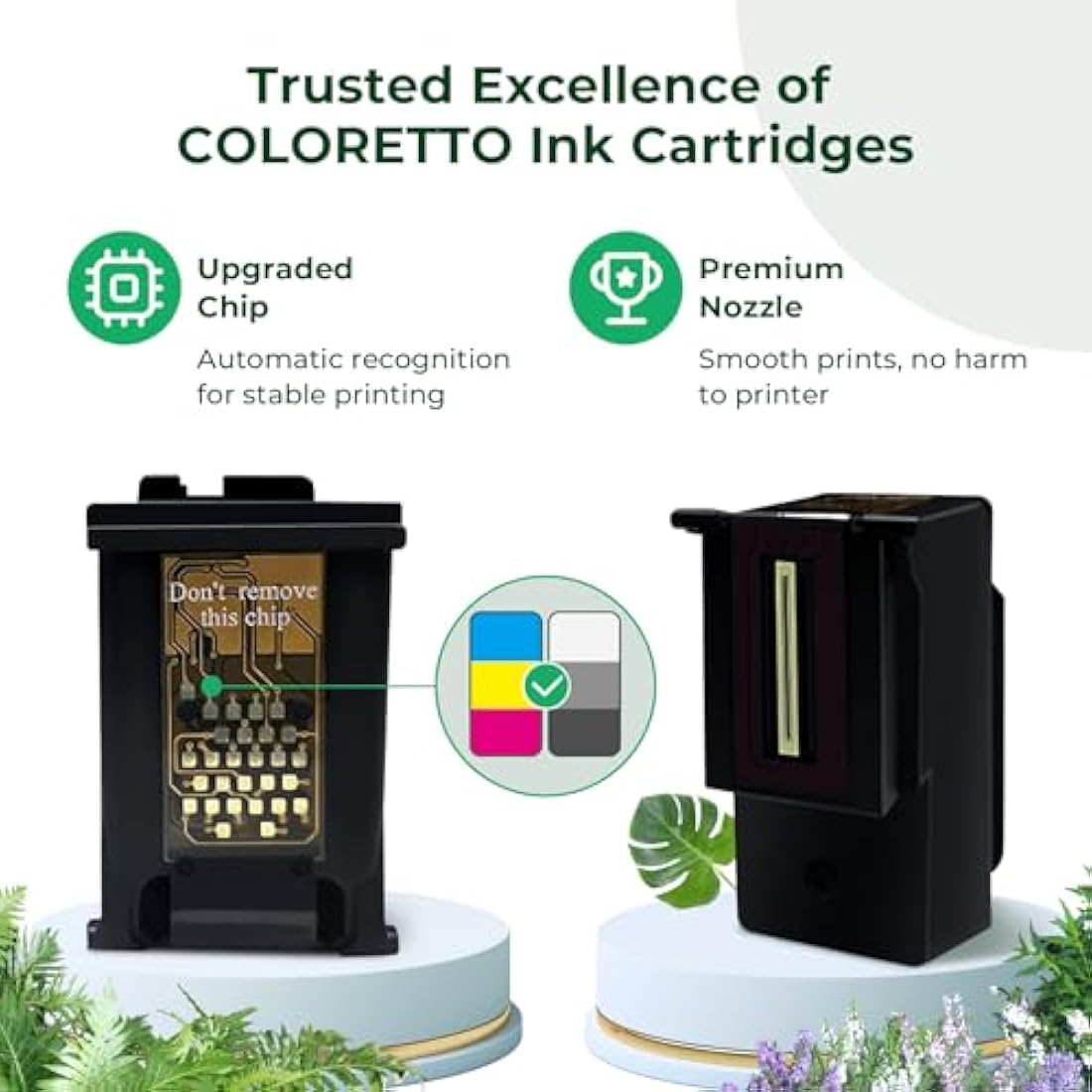 COLORETTO PG-575XL CL-576XL for Canon TR4755i TR4756i TS3750i TS3751i TS3752i TS3550i TS3551i TR4750i TR4751i 575 XL 576 XL Ink Cartridge Replacement Black and Colour
