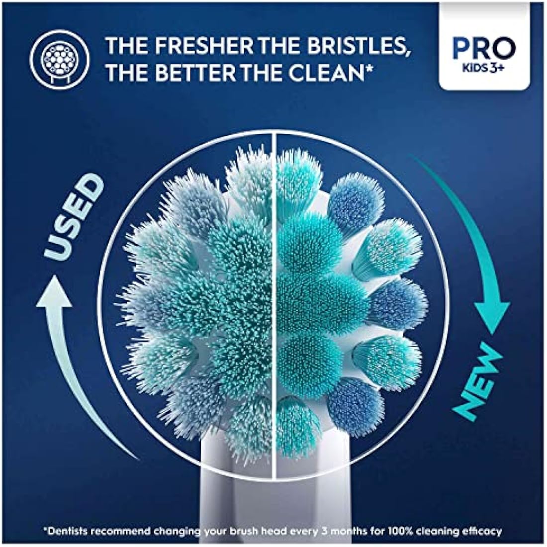 Oral-B Pro Kids Toothbrush Heads Featuring Spiderman, Pack of 8 Counts