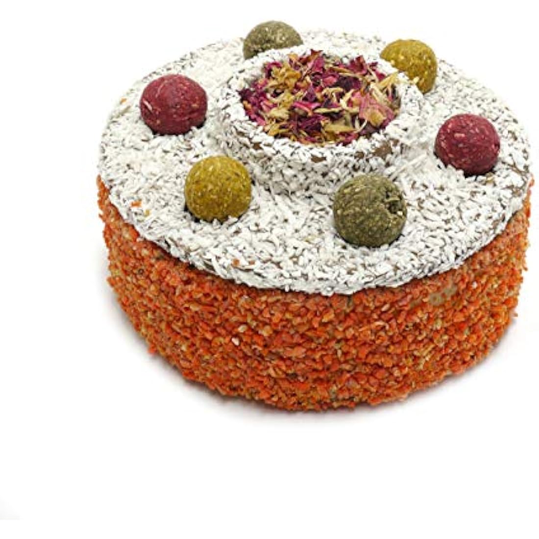 Rosewood Naturals Celebration Cake, Small Animal Treat for Rabbits, Guinea Pigs, Chinchillas, Hamsters, Gerbils, Mice and Rats (Pack of 1)