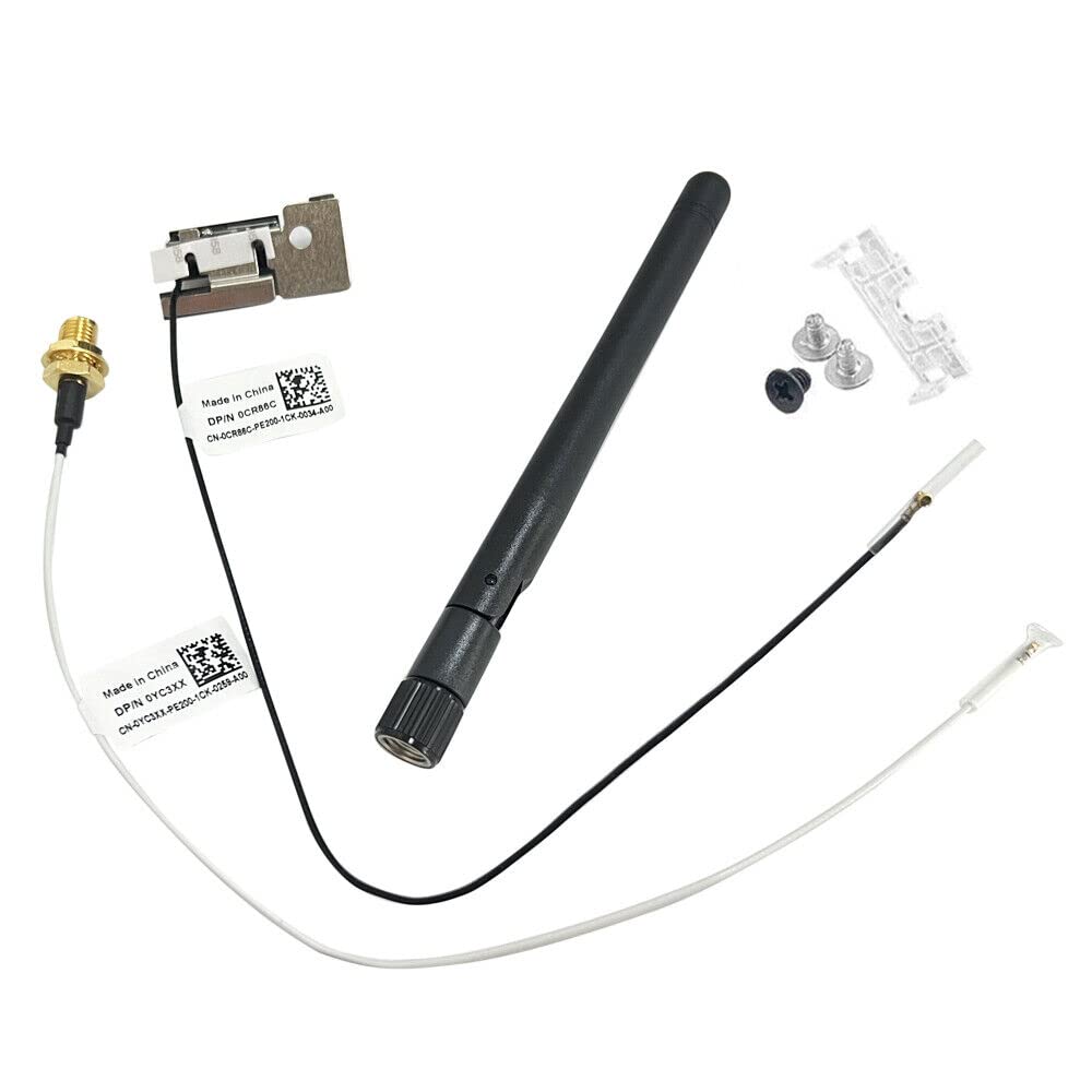 JINTAI MFF WiFi Cable Antenna Cable Wire for Dell OptiPlex 3020M 3040M 3050M 3060M 3070M 5050M 7040M 7050M 7060M 7070M 9020M 2.5G D09U001 FWR8V P9YC5