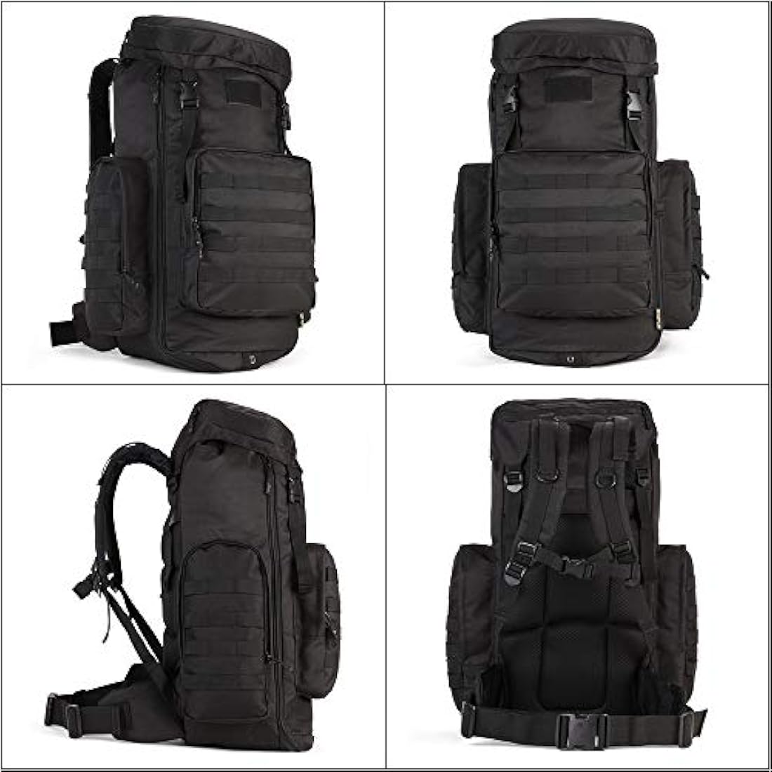 YUHAN Hiking Backpack 85L Large Tactical Backpack Military Army Combat Rucksack Trekking Rucksack MOLLE Backpack
