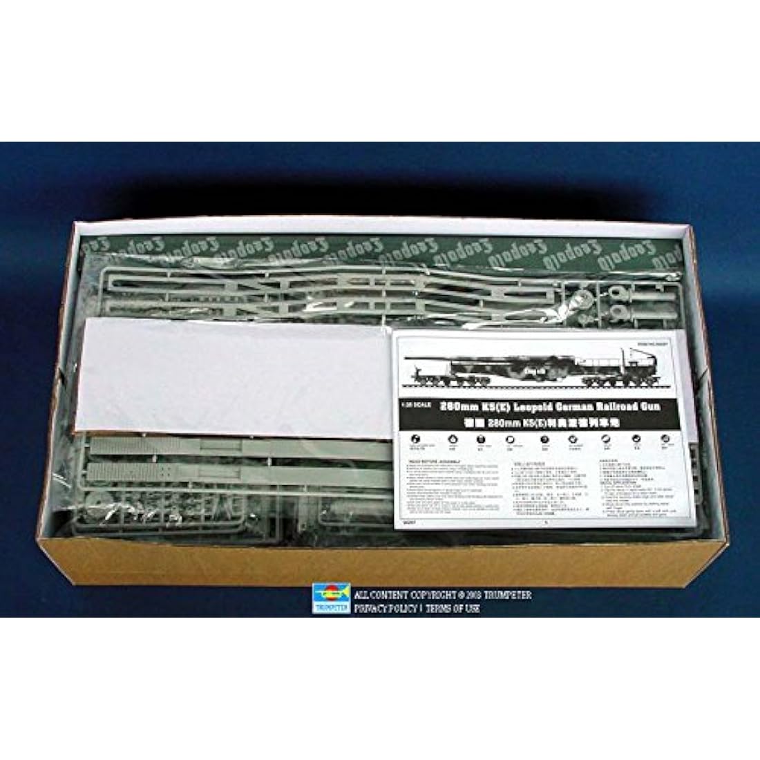 Trumpeter 1:35-280mm K5E Leopold German Railroad Gun