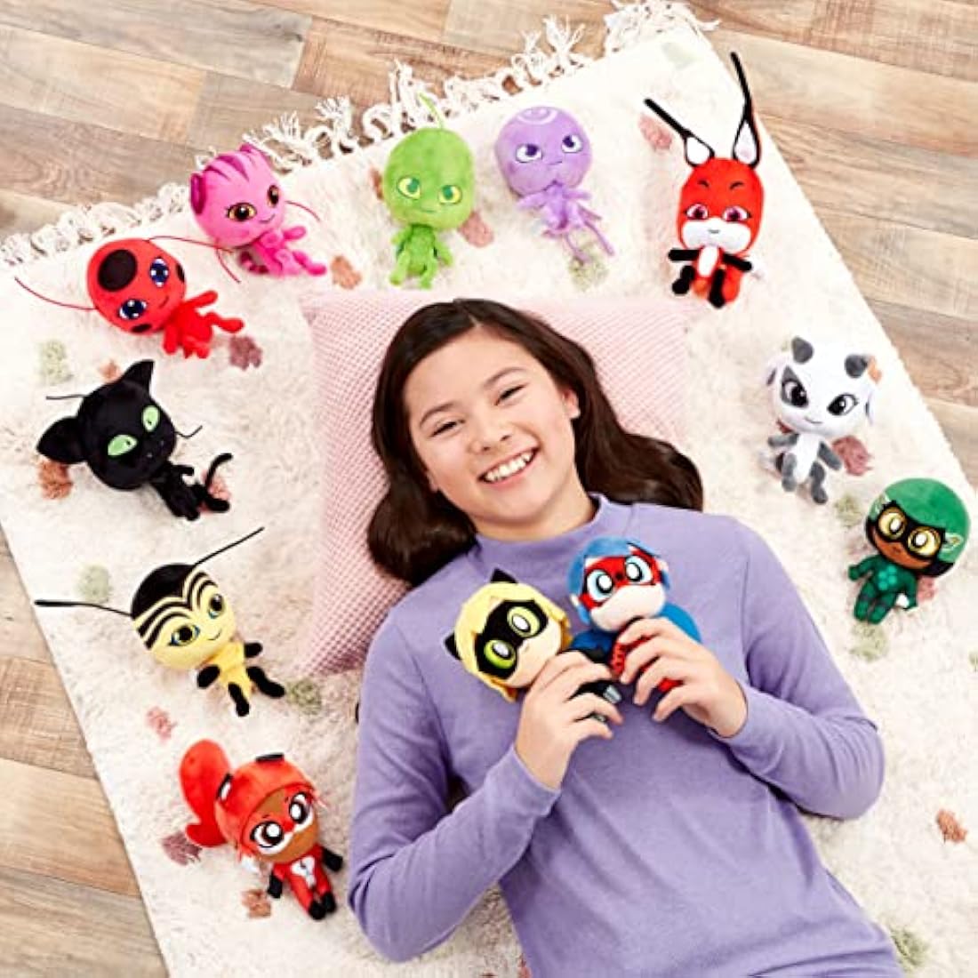 Miraculous Kwami Plagg Plush Toy From Tales Of Ladybug And Cat Noir | 15cm Plagg Soft Toy | Super Soft And Cuddly Toys Bring Their Favourite TV Show To Life | Bandai
