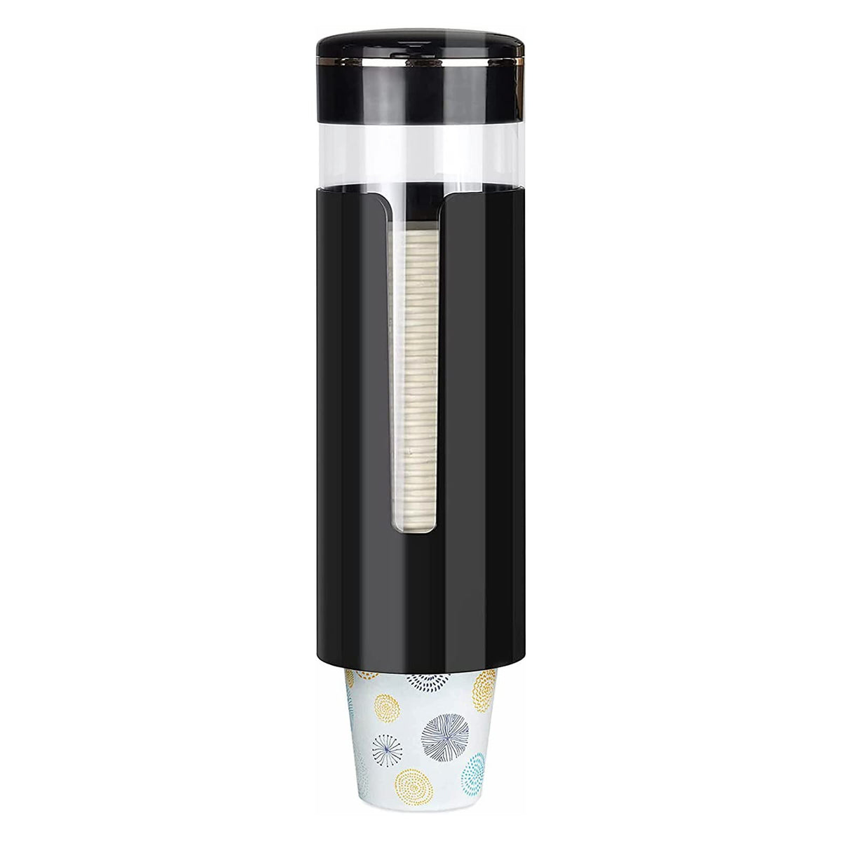 Cup Dispenser, Wall Mount Water Cooler Cup Dispenser fits 4-7 oz Disposable Paper and Plastic Cups, Pull Type Cup Holder for Bathroom, Office, Break