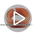 MYPURECORE 4m 8mm Premium High-Pressure Gas Hose Pipe with 2 Clips – Durable LPG Propane/Butane Pipe, Stamped with Manufacture Date, for BBQ, Caravan, Camping, Cookers, Heaters, Grill and Gas Bottles