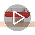 SnuggleSafe Way to Go Fun Tunnel, Red
