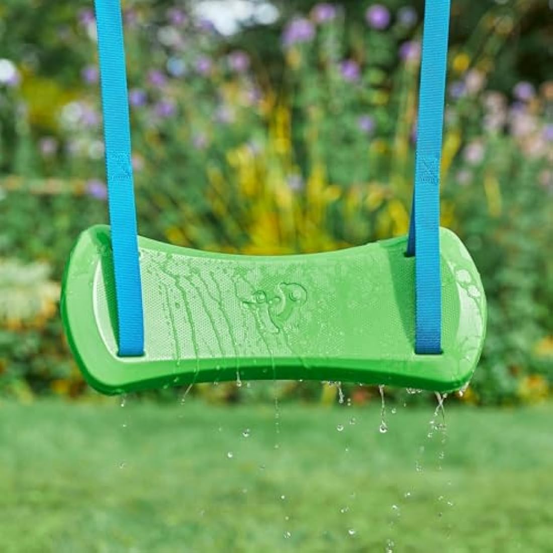TP Toys Forest Wooden Single Swing Includes 1 Fully Adjustable Rapid Swing Seat, Supplied With Ground Stakes, FSC Certified Pressure Treated Wood, Strong and Sturdy Construction, Age 3 years+