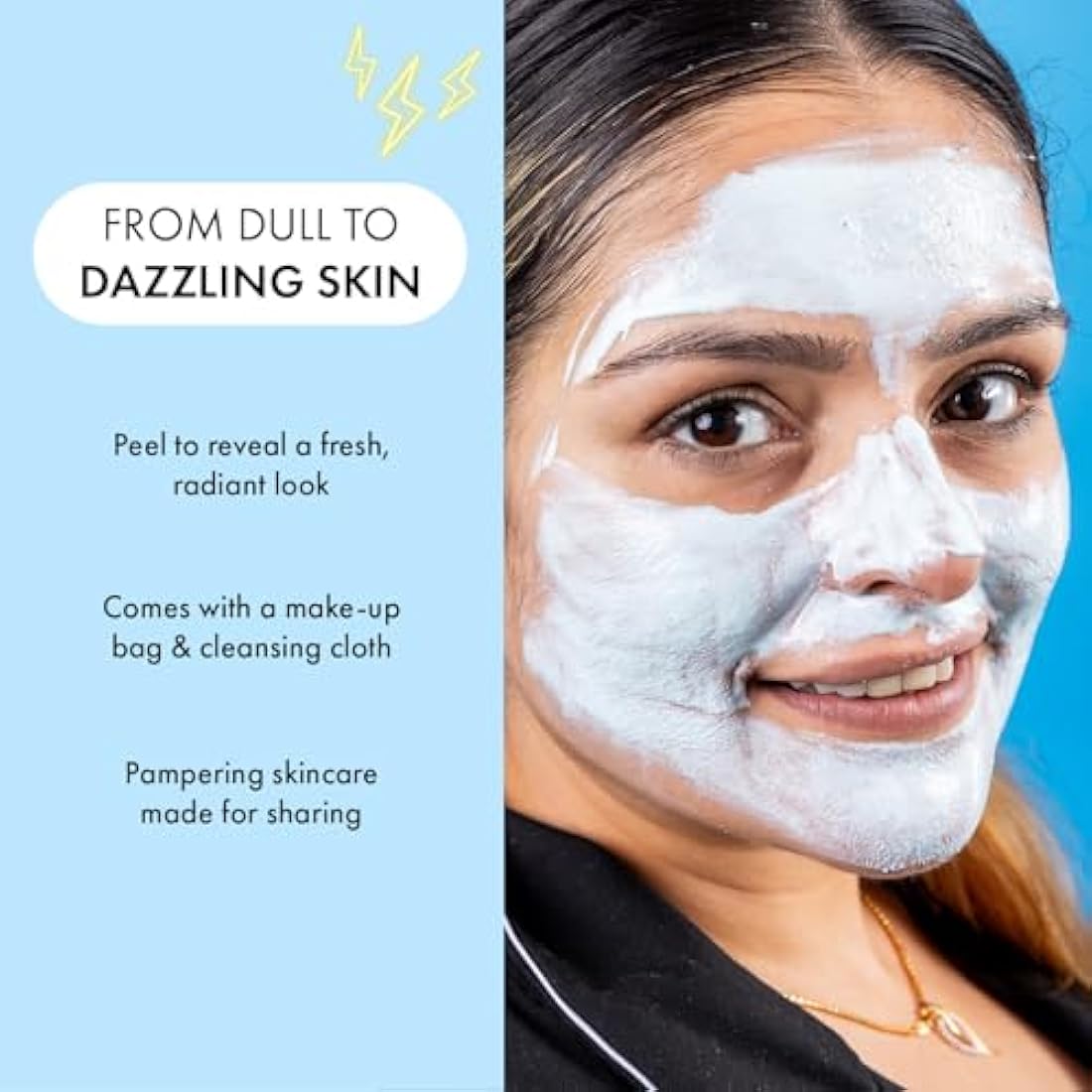 7th Heaven Bumper Box Face Mask Gift Set - Pack of 25 Face Masks - Deeply Moisturising and Skin Rejuvernating & Blemish Repair - Charcoal, Pink Rose Clay & Dead Sea Mud - Suitable For All Skin Types